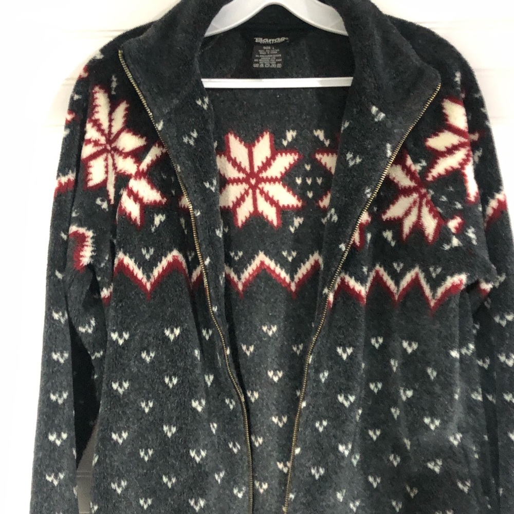 Zipper black sweater